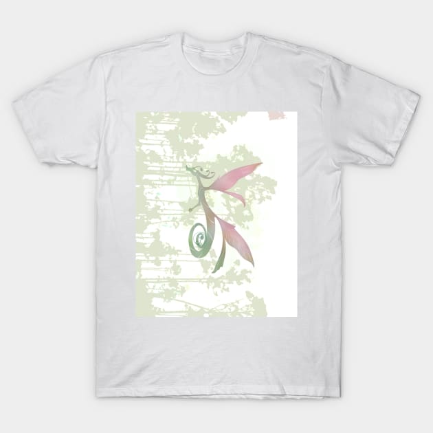 Faerie dragon silhouette T-Shirt by JuditangeloZK